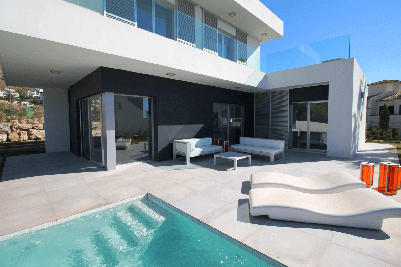 3 chambre 3 salle de bains Villa avec vue sur la mer à Finestrat