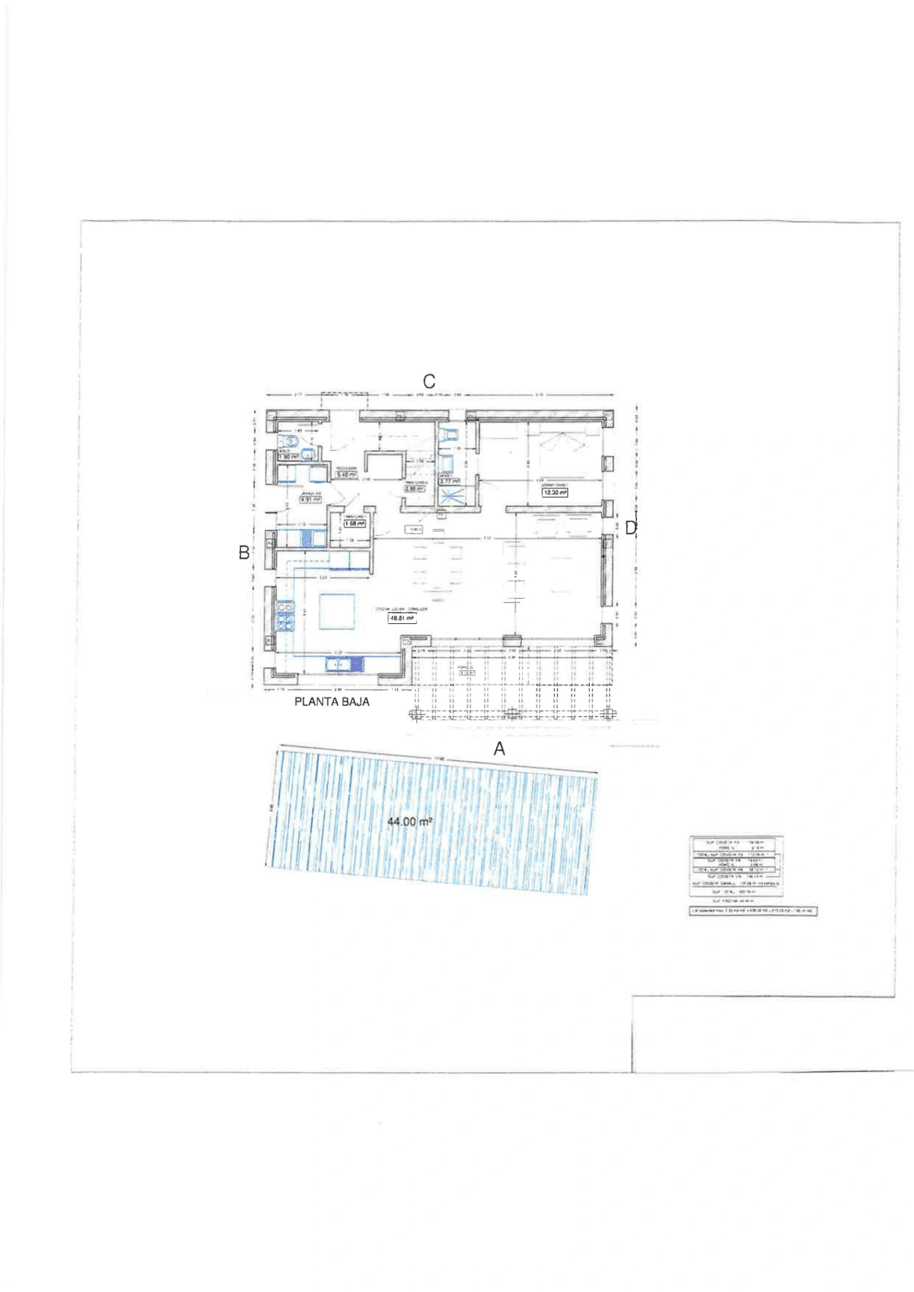 Terrain avec permis de construire