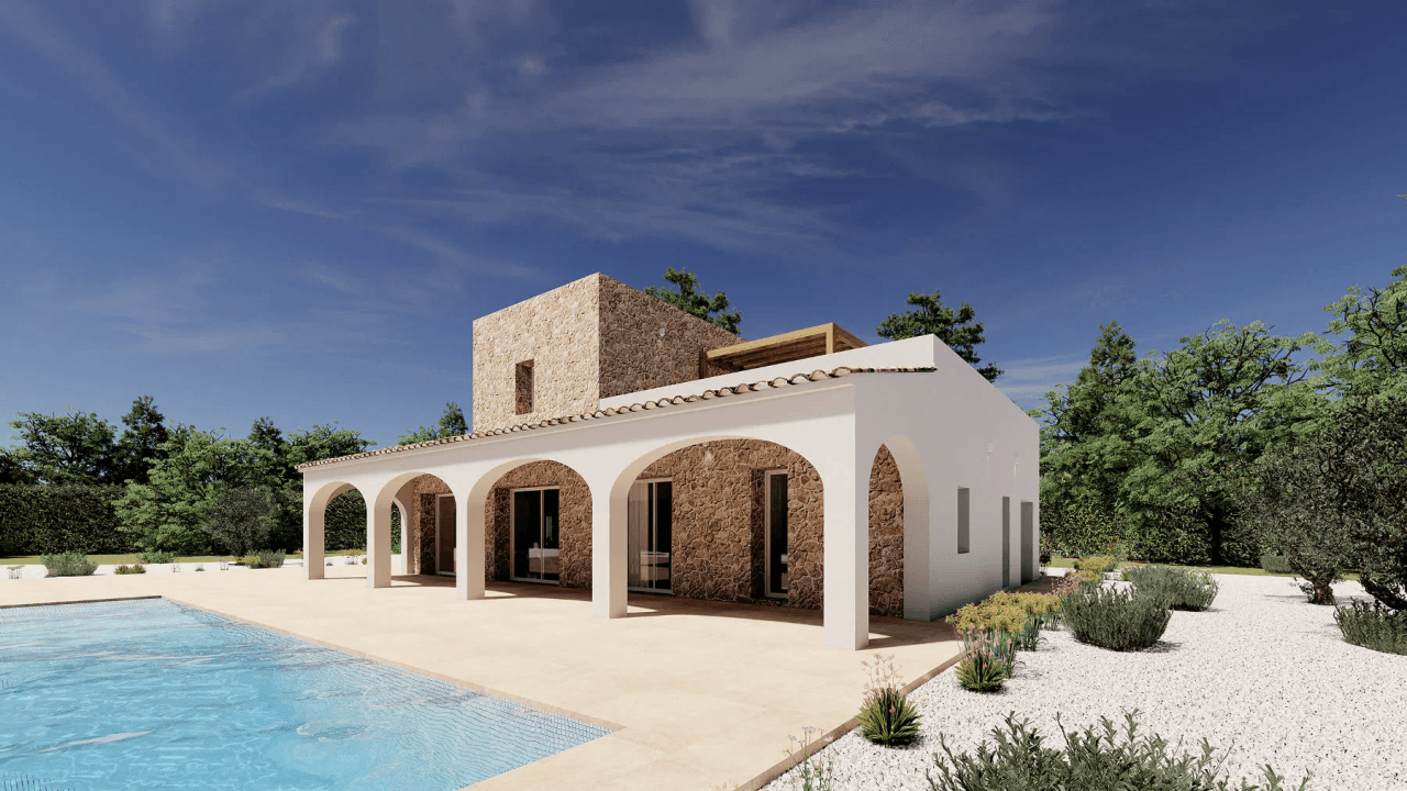 Projet de finca de luxe à vendre à Benissa