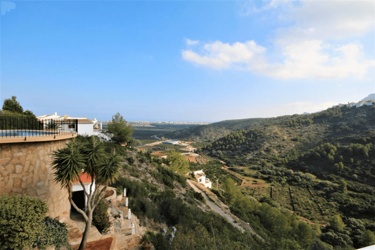 Impressionnantes vues depuis notre ''Villa Paraiso'' à Monte Pego