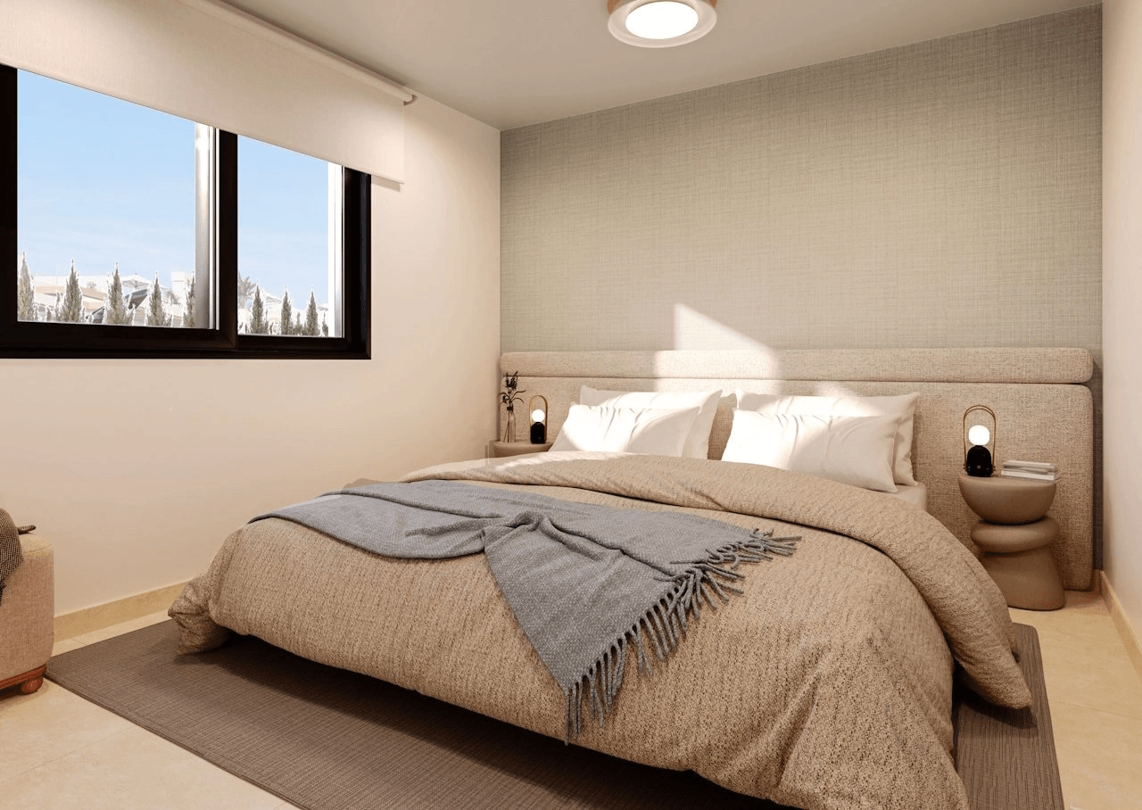Penthouses avec 3 chambres, 2 salles de bain, terrasse sur le toit, parking privé, piscines communes et jacuzzis chauffés
