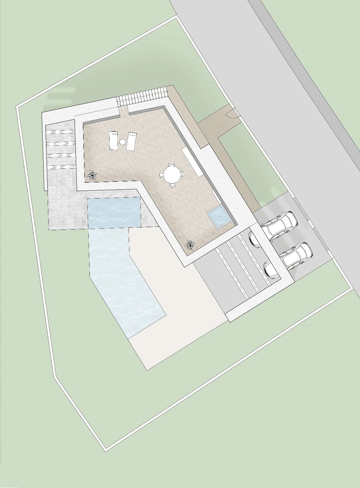 Villa au design moderne avec des vues spectaculaires sur la mer et des caractéristiques luxueuses