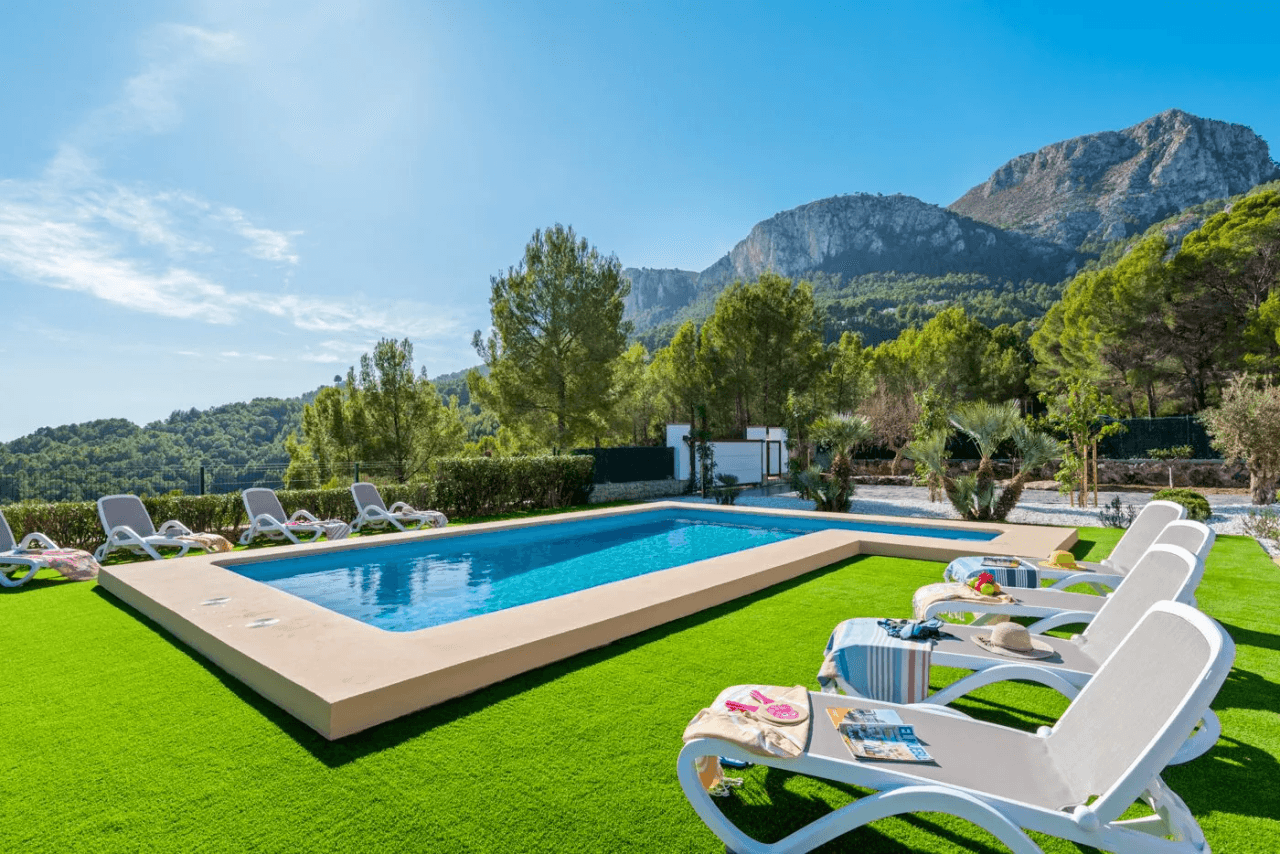Belle finca avec vue sur la mer à vendre à Calpe