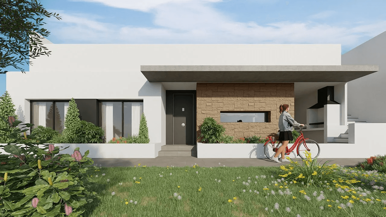 Merveilleuses villas avec 3 chambres, 2 salles de bain, toit-terrasse, garage et piscine privée