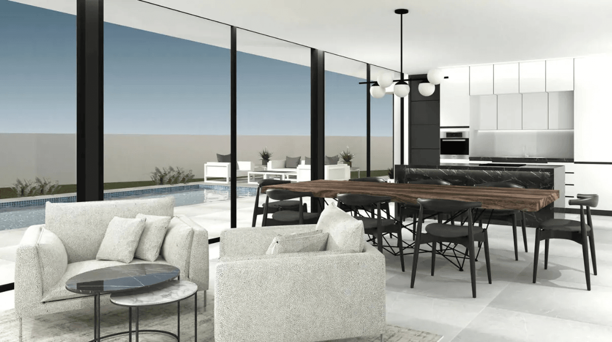Projet de villa contemporaine à vendre à Moraira