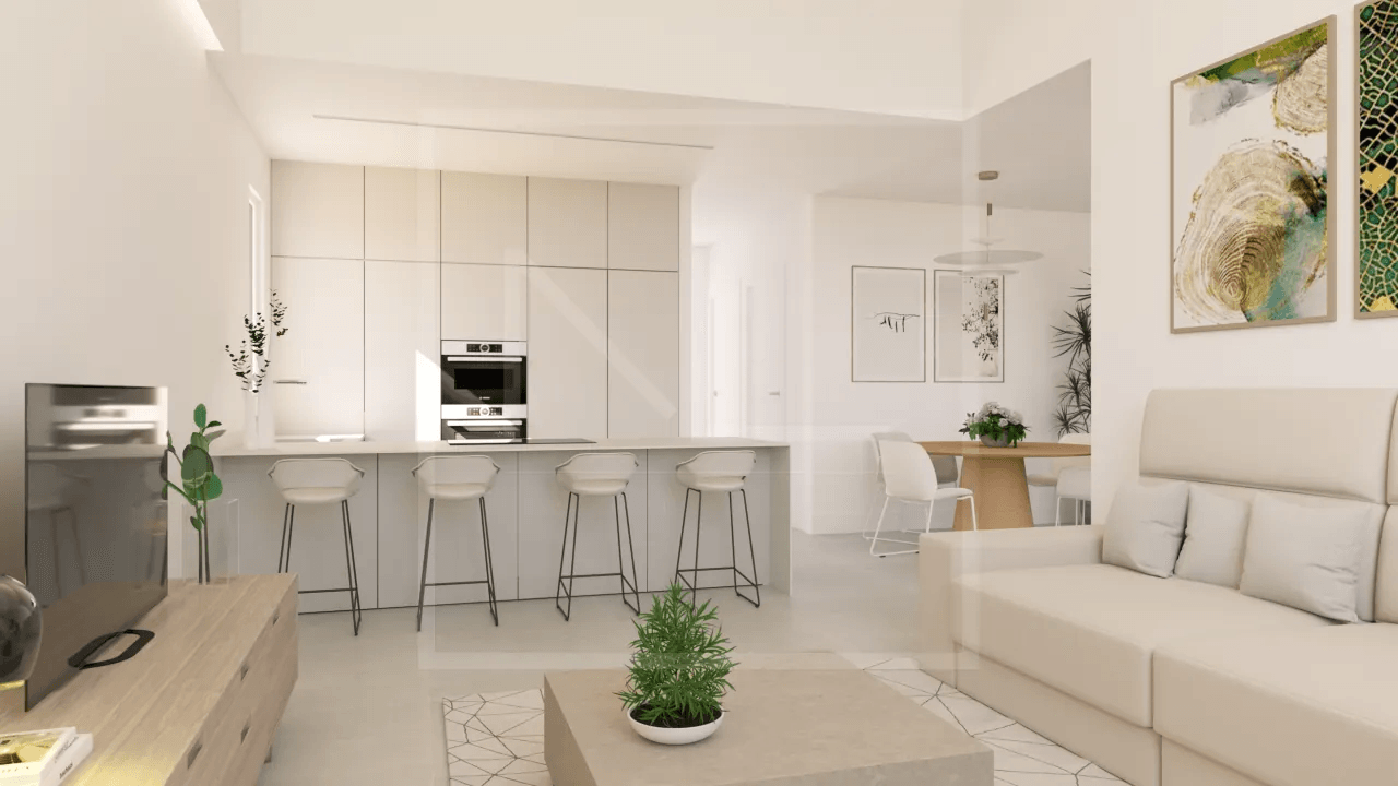 Villas neuves individuelles de 3 chambres, 3 salles de bains à Finestrat
