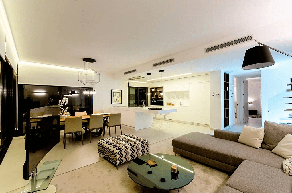 Villas exclusives avec 4 chambres à coucher, 4 salles de bains, toit-terrasse et piscine privée à seulement 600 m de la plage