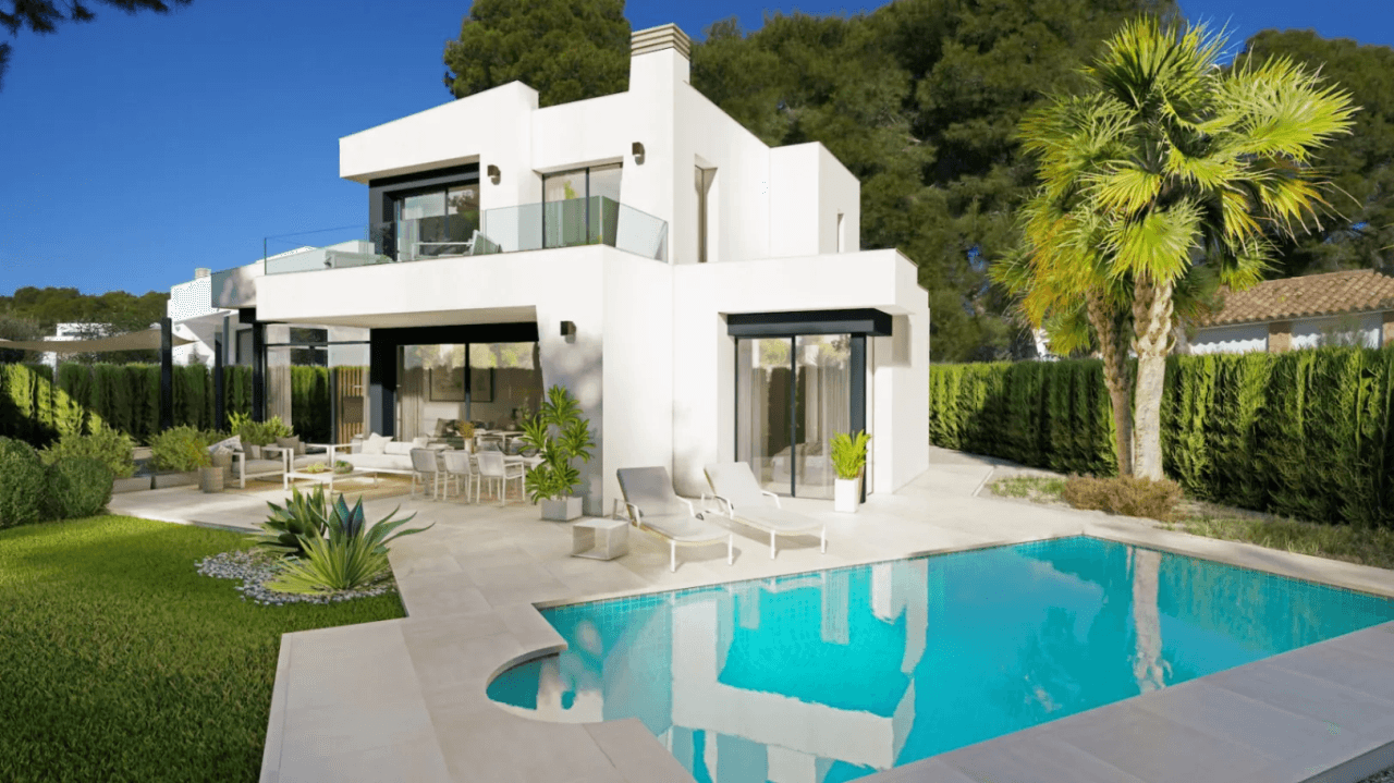 Belle villa moderne à vendre à La Fustera, Benissa