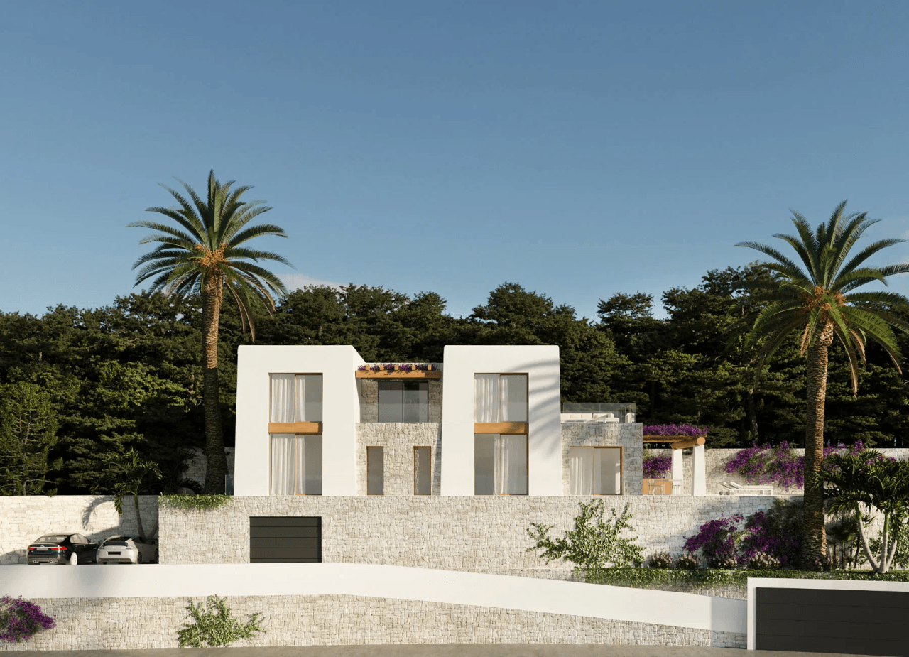 Projet de villa avec vue fantastique sur la mer à vendre à Benissa