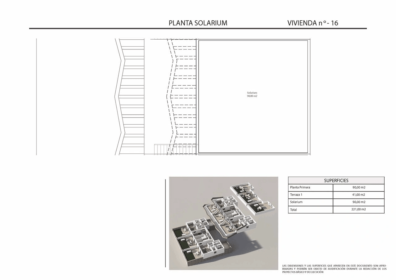 Appartements de 2 chambres au dernier étage avec 2 salles de bains, piscine communautaire et vue sur la mer