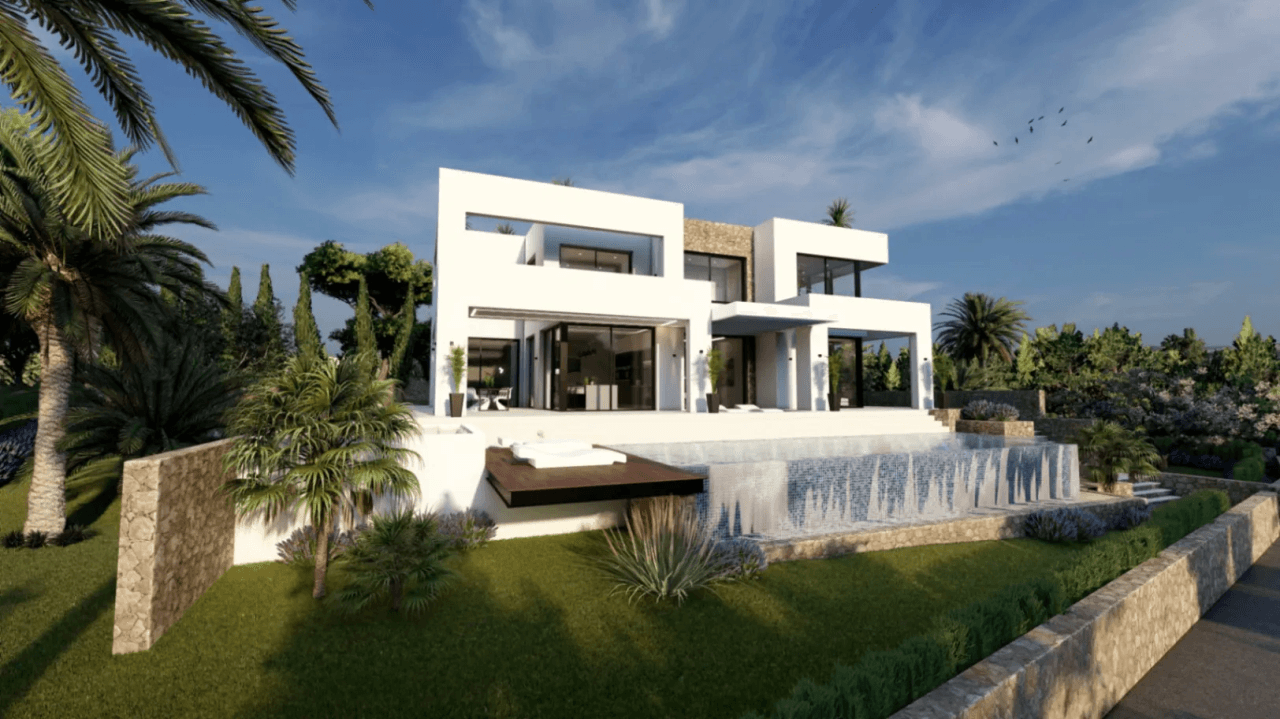Robuste villa neuve à vendre à Benissa