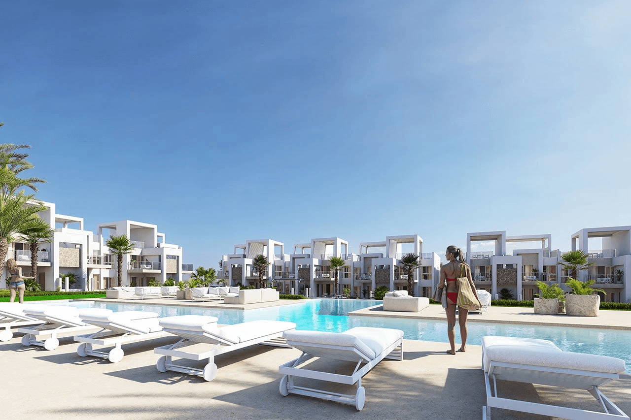 Appartements de 3 chambres y 2 salles de bain dans un complexe privé avec piscine communautaires