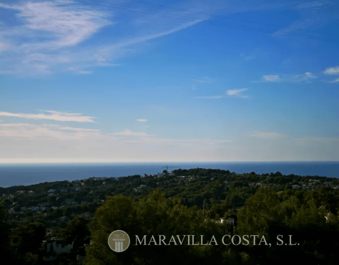 Terrain avec une vue magnifique dans Benimeit - Moraira
