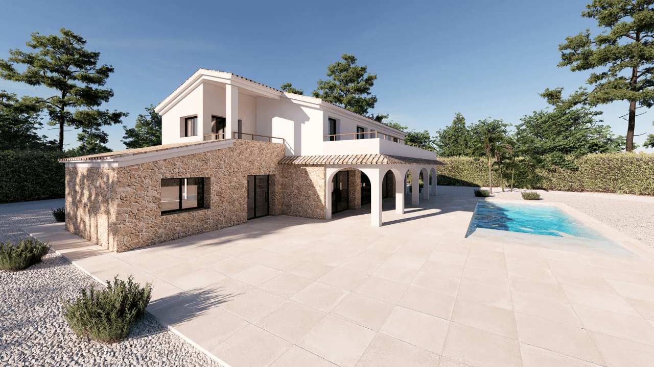Projet de finca de luxe à vendre à Benissa