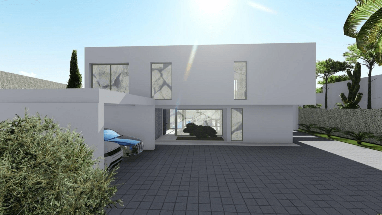 PROJET VILLA AVEC PISCINE À CALPE À VENDRE