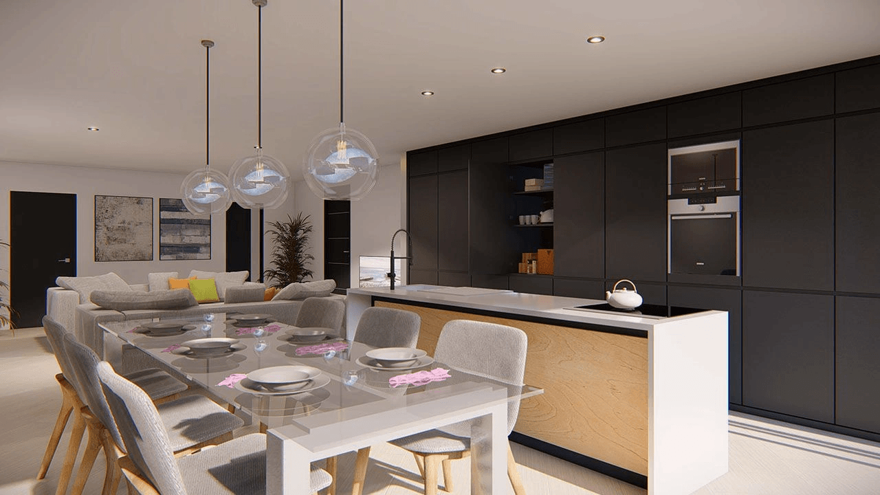 Appartements fantastiques au rez-de-chaussée avec vue sur la mer et piscine privée dans un merveilleux complexe avec piscine intérieure chauffée