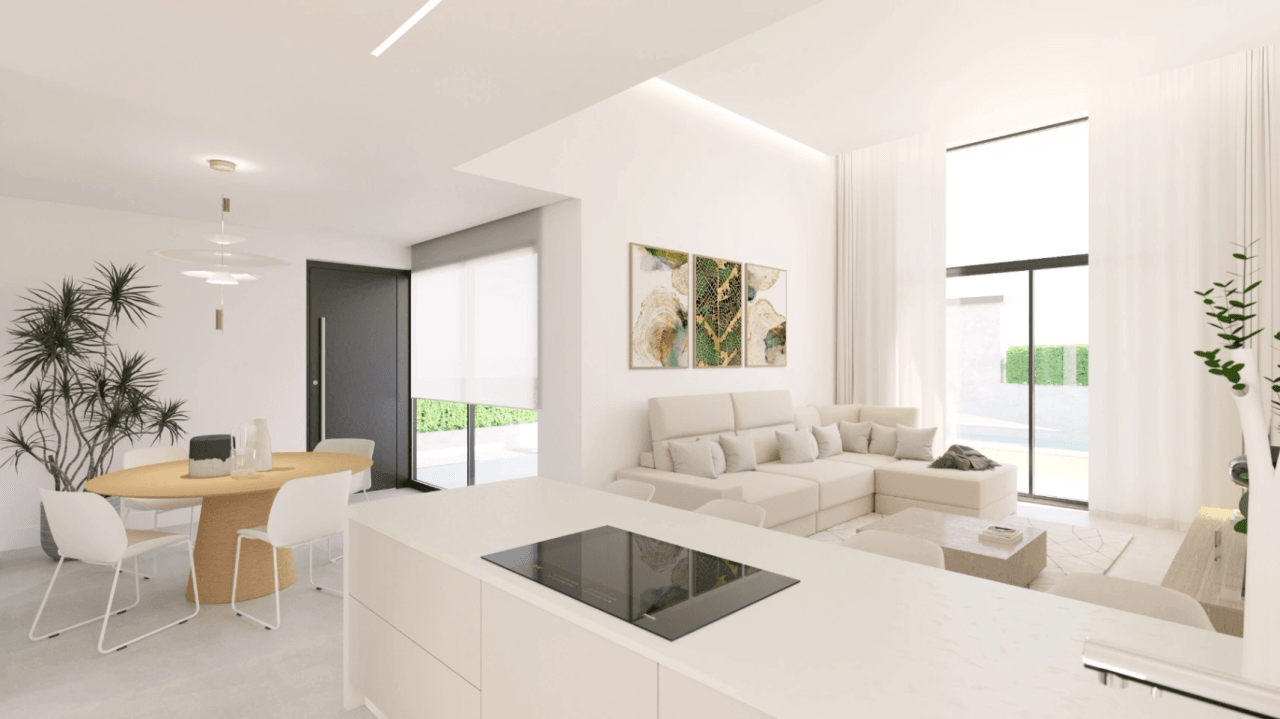 En construction : 22 villas modernes près du golf à Finestrat