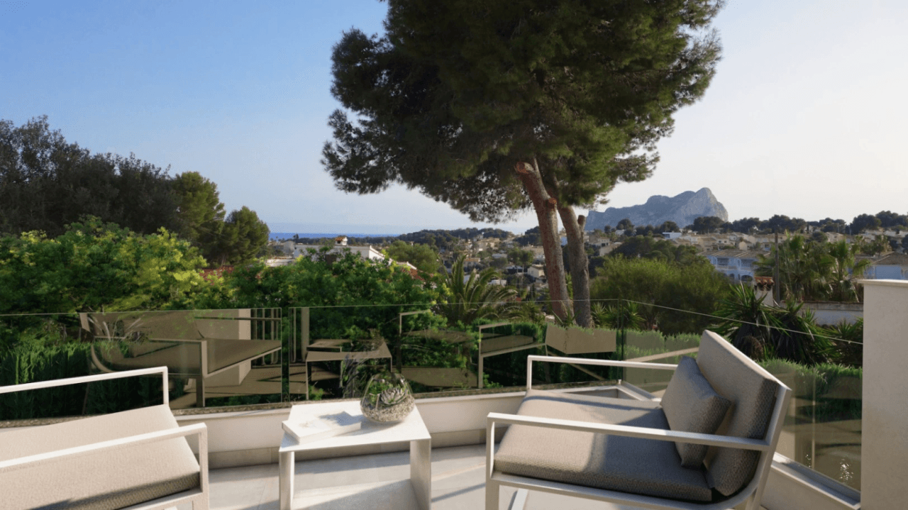 Belle villa moderne à vendre à La Fustera, Benissa