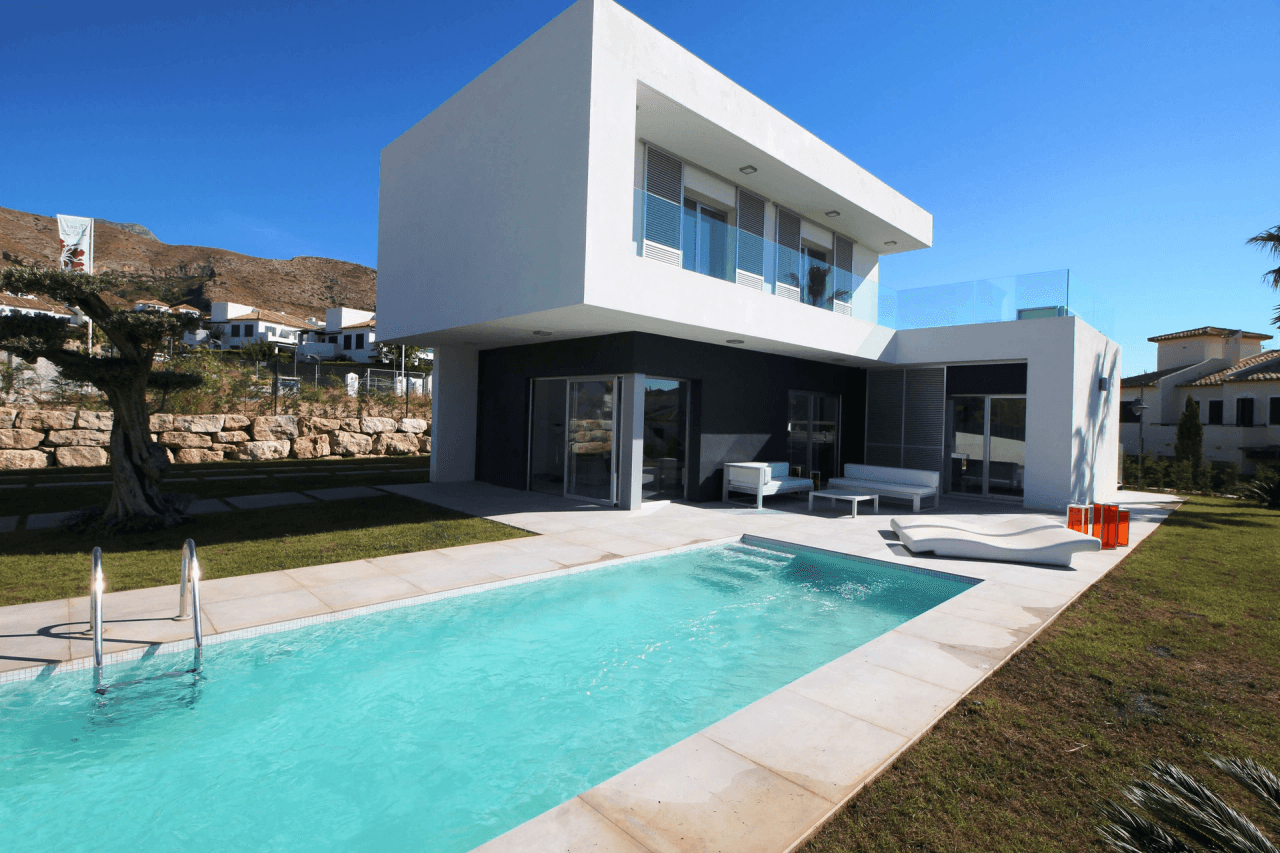 3 chambre 3 salle de bains Villa avec vue sur la mer à Finestrat