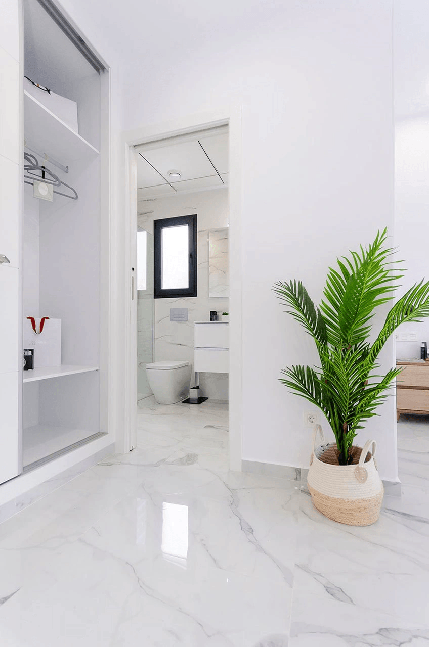 Villas avec 3 chambres, 3 salles de bains, climatisation pré-installée, piscine privée et parking privé