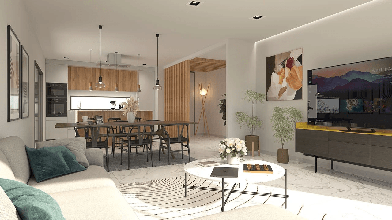Merveilleuses villas avec 3 chambres, 2 salles de bain, toit-terrasse, garage et piscine privée