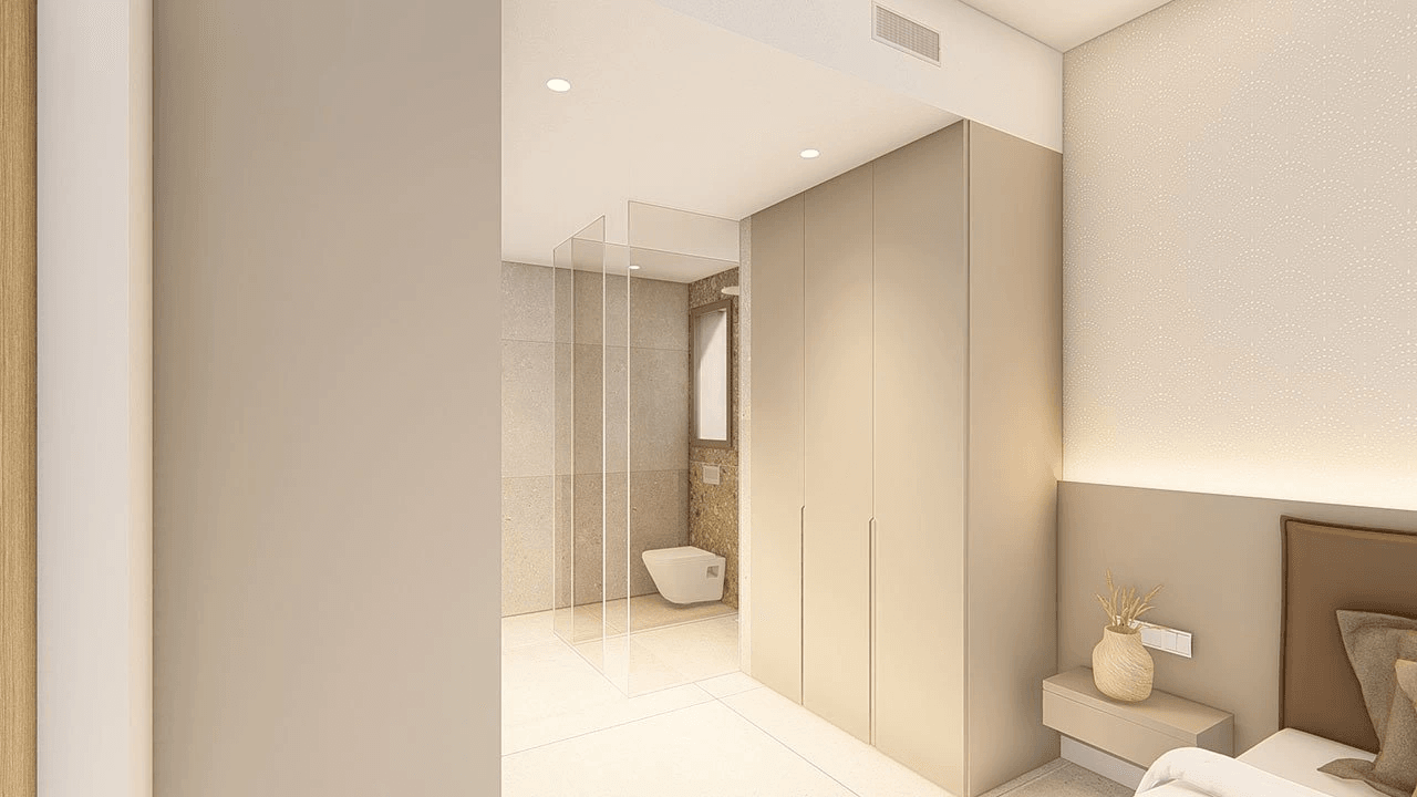 Appartements de 3 chambres y 2 salles de bain dans un complexe privé avec piscine communautaires