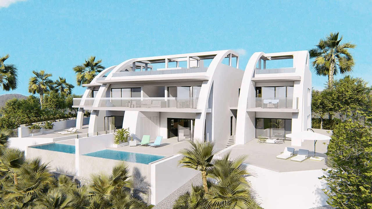 Appartements fantastiques au rez-de-chaussée avec vue sur la mer et piscine privée dans un merveilleux complexe avec piscine intérieure chauffée