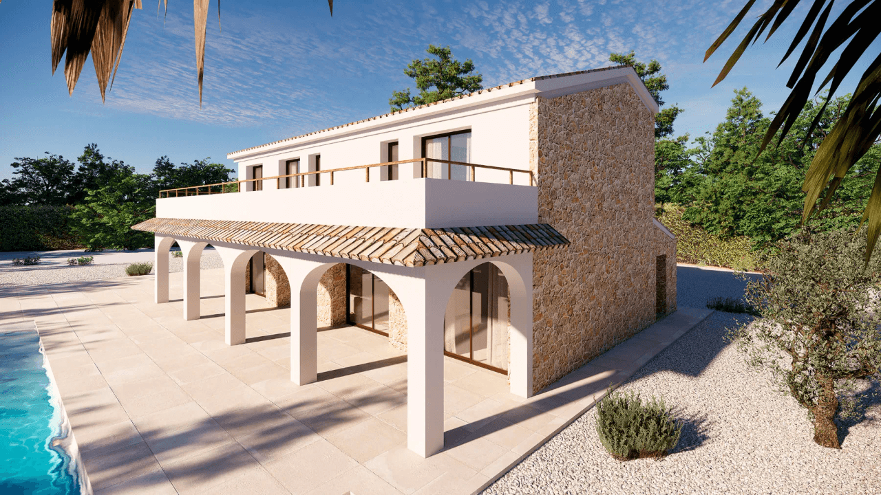 Projet de finca de luxe à vendre à Benissa