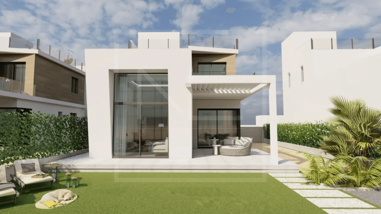 Villas neuves individuelles de 3 chambres, 3 salles de bains à Finestrat