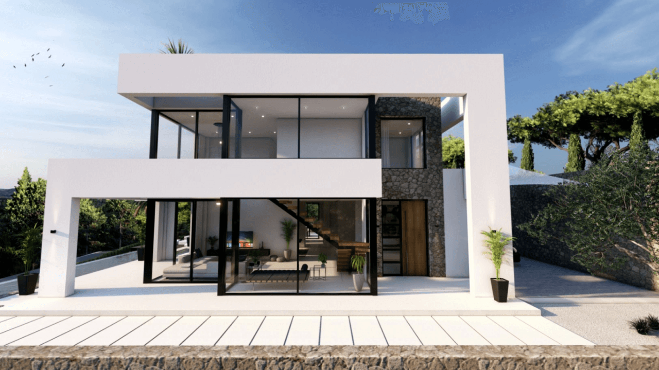 Robuste villa neuve à vendre à Benissa