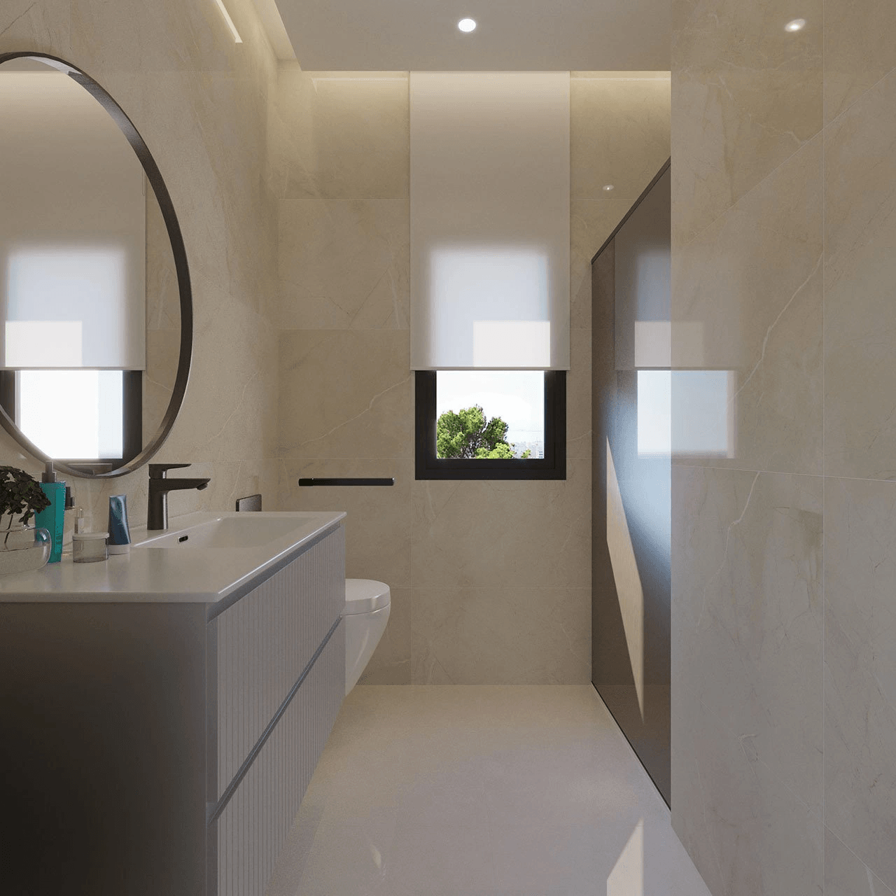 Villas exclusives avec 3 chambres à coucher, 3 salles de bains, piscine privée, cave/garage et vue sur la mer