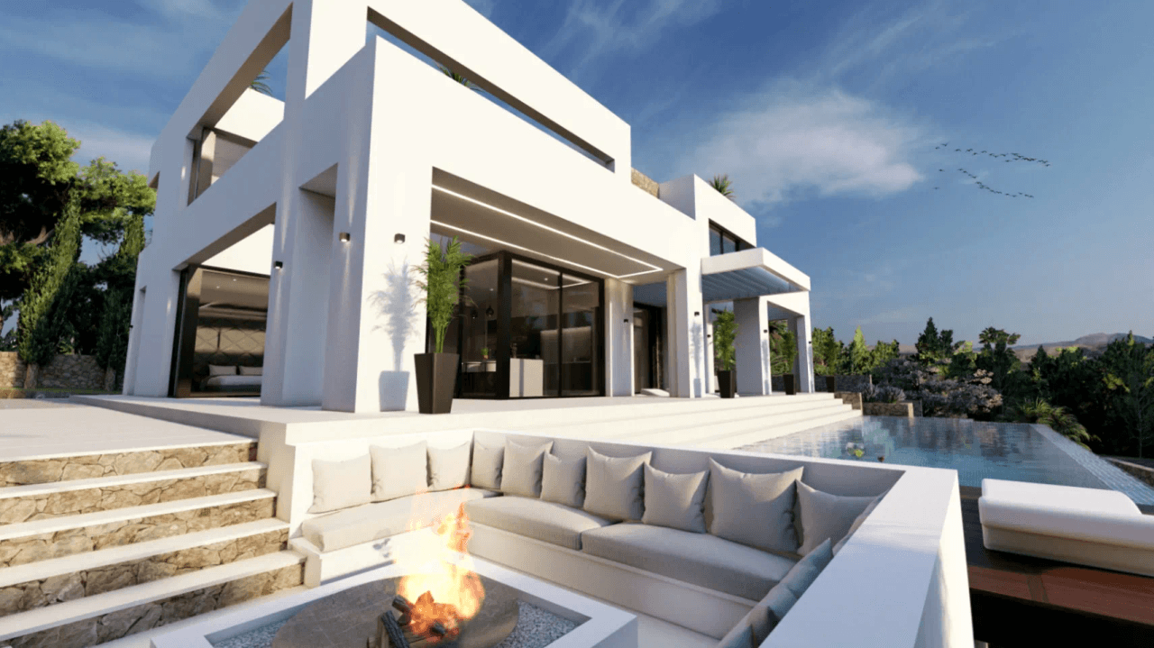 Robuste villa neuve à vendre à Benissa