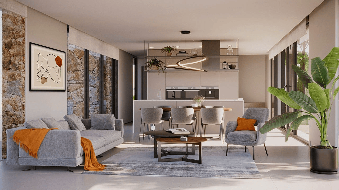 Villa de lujo de 3 dormitorios, 2 baños y 1 aseo con piscina desbordante en el maravilloso Las Colinas Golf Resort
