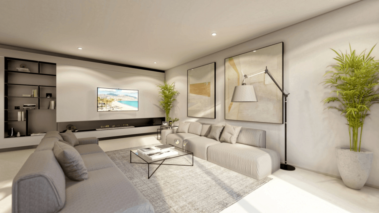En construction : villa de luxe à Altea