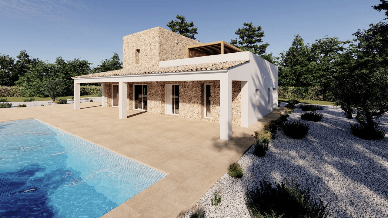 Projet de finca de luxe à vendre à Benissa