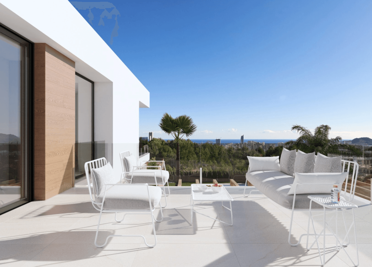 Villas modernes avec vue sur la mer à vendre à Finestrat
