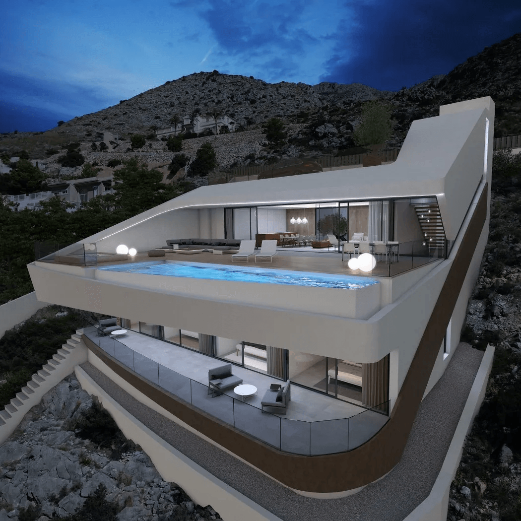4 chambres 4 salles de bain nouvelle construction Villa à Altea