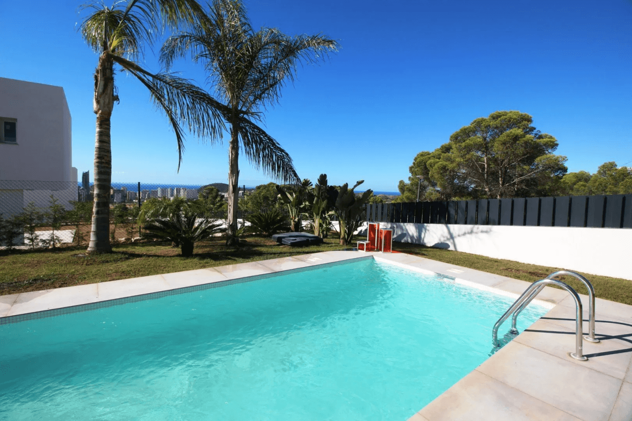 3 chambre 3 salle de bains Villa avec vue sur la mer à Finestrat