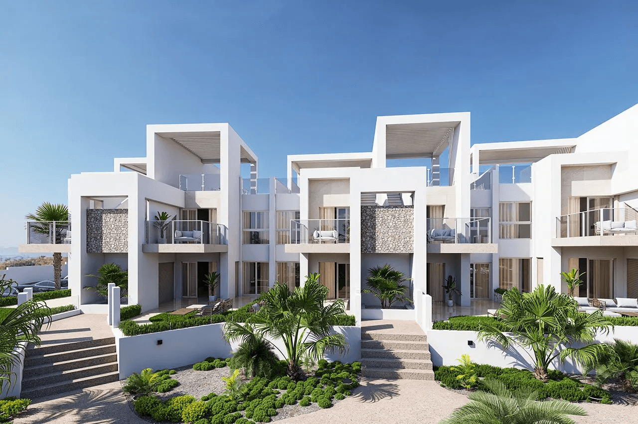 Penthouses de 2 chambres y 2 salles de bain dans un complexe privé avec piscine communautaires