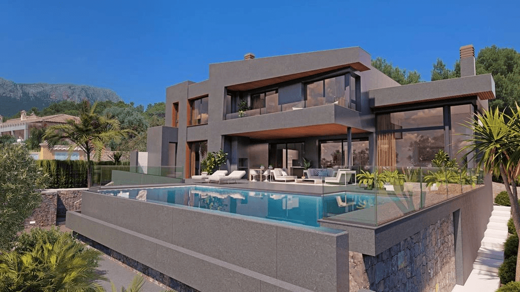Villa de luxe de style moderne avec piscine à vendre à Calpe