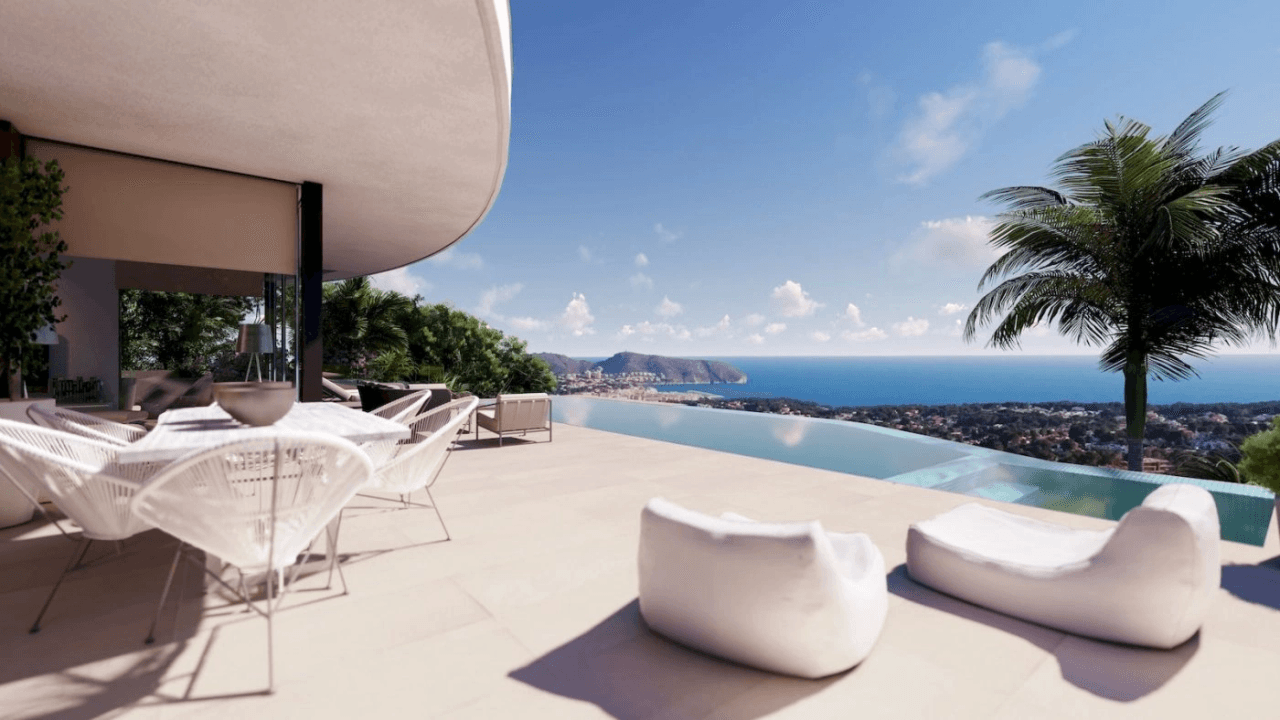 PROYECTO: NUEVO CHALET DE LUJO EN MORAIRA CON VISTAS PANORÁMICAS AL MAR