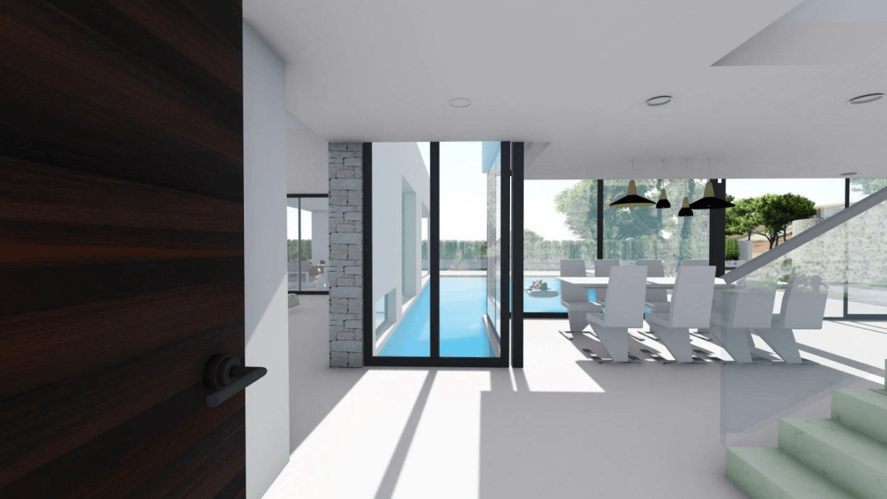 PROJET VILLA AVEC PISCINE À CALPE À VENDRE