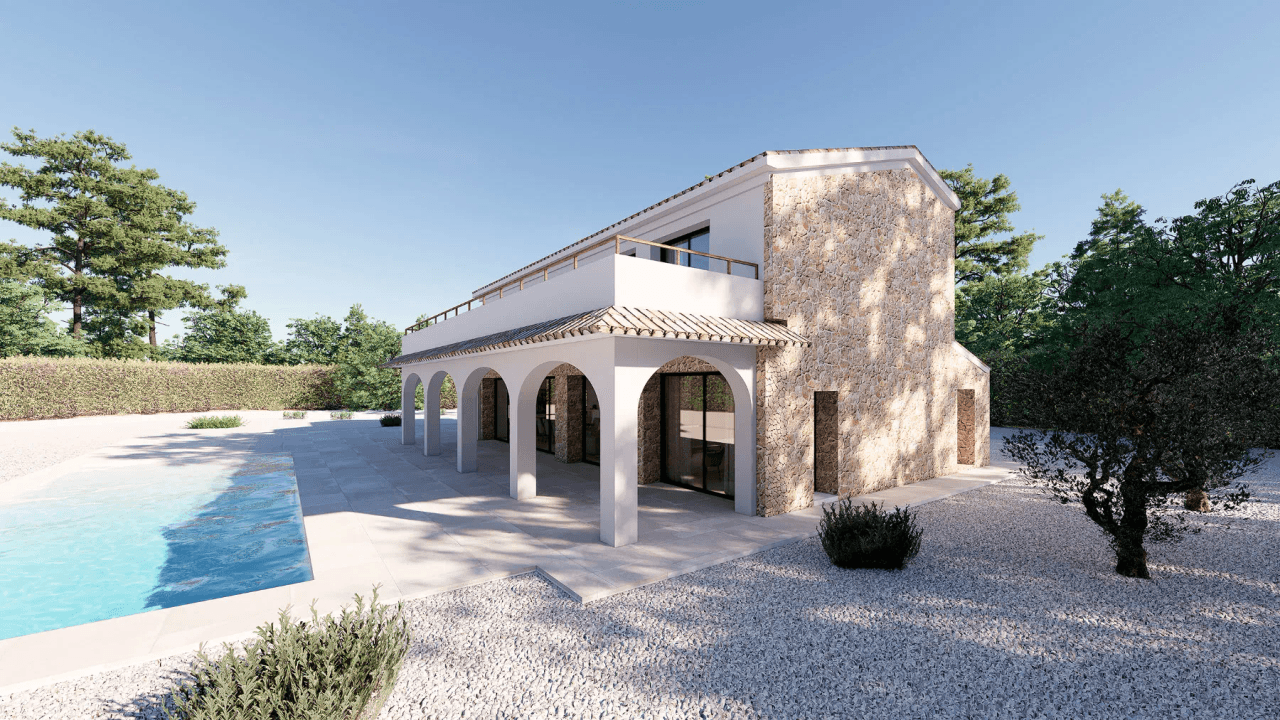 Projet de finca de luxe à vendre à Benissa