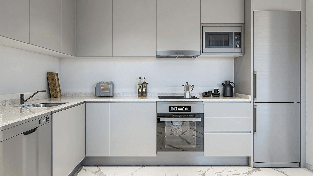 Appartements avec 3 chambres à coucher, climatisation, chauffage au sol dans les salles de bains et vue sur la mer à seulement 300 m de la plage