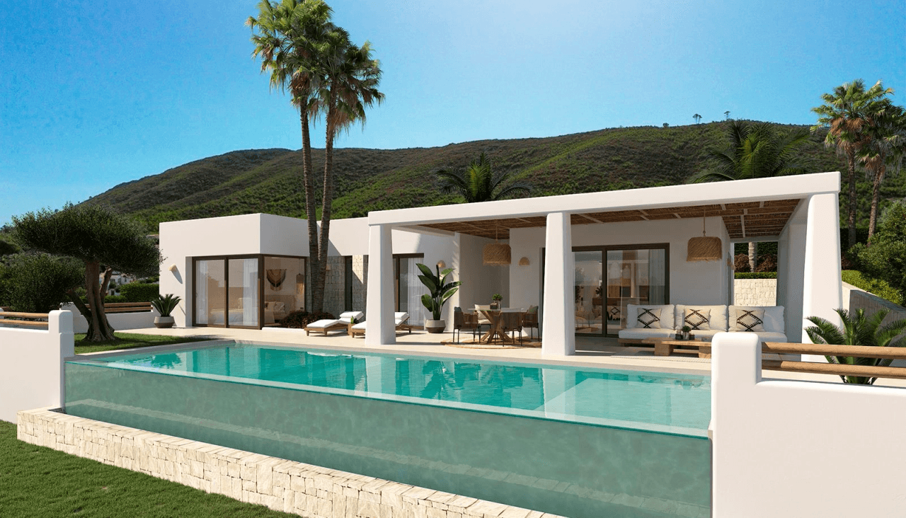 Villa neuve moderne avec vue panoramique sur le Montgó à Jávea