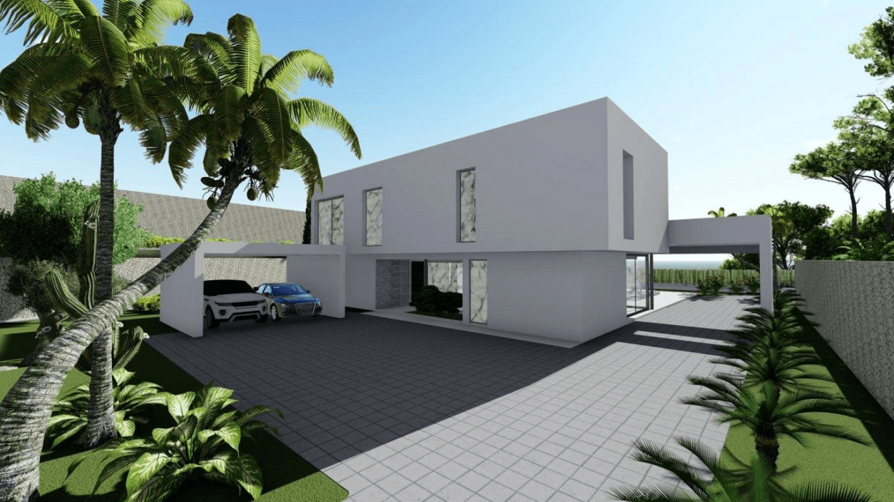 PROJET VILLA AVEC PISCINE À CALPE À VENDRE