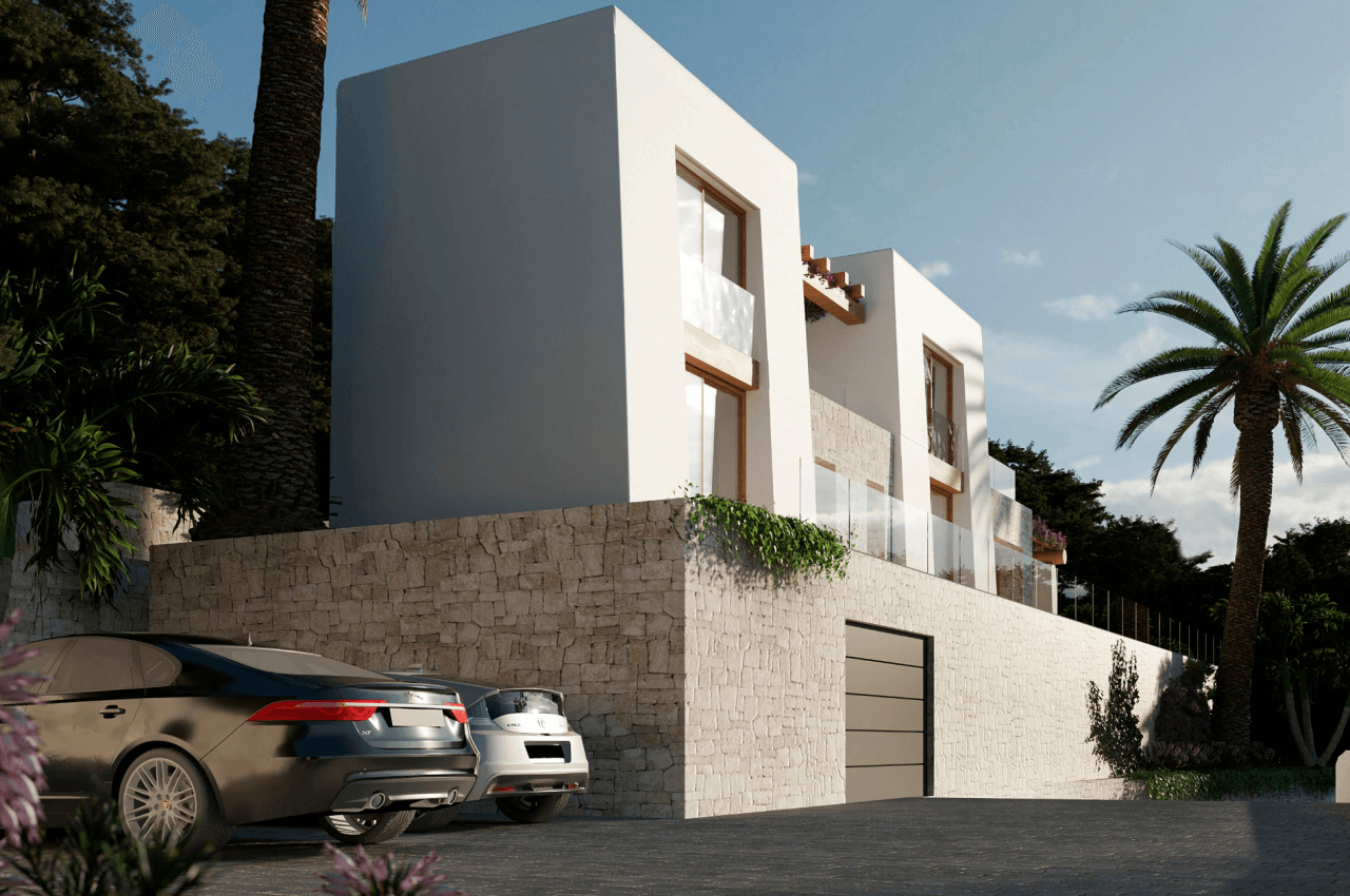 Projet de villa avec vue fantastique sur la mer à vendre à Benissa