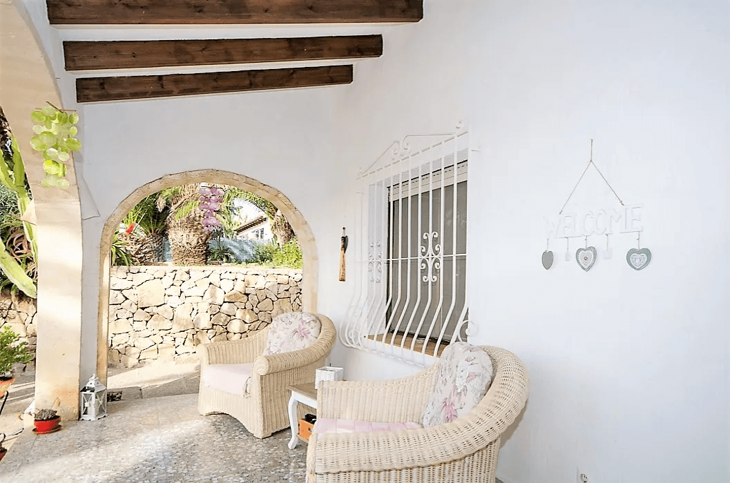 Villa d'exception avec plusieurs maisons d'hôtes dans un parc bien entretenu à Calpe.