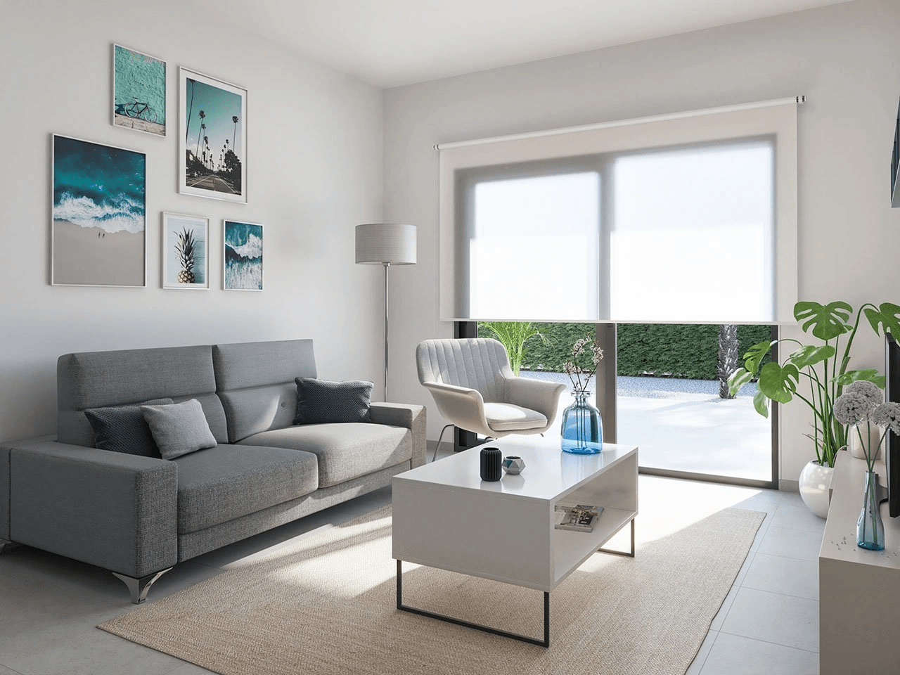 Modernes maisons mitoyennes de 3 chambres avec piscine communautaire dans un cadre magnifique