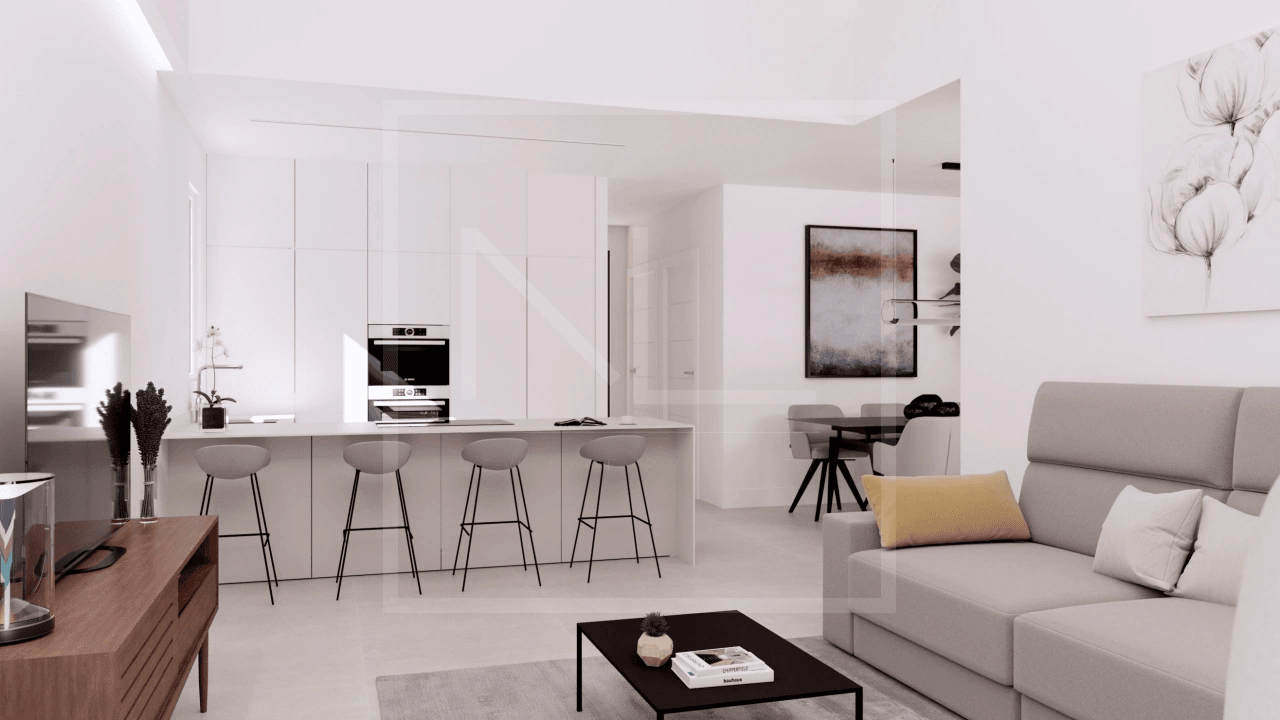Villas neuves individuelles de 3 chambres, 3 salles de bains à Finestrat